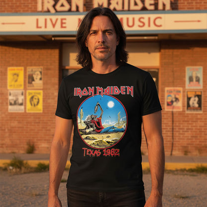 IRON MAIDEN アイアンメイデン (11月 来日 記念 ) - The Beast Tames Texas / バックプリントあり / Tシャツ / メンズ