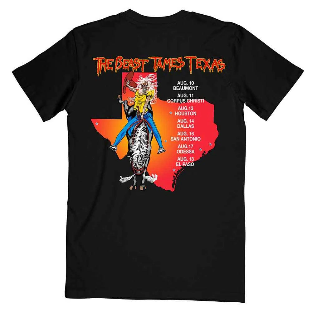 IRON MAIDEN アイアンメイデン (11月 来日 記念 ) - The Beast Tames Texas / バックプリントあり / Tシャツ / メンズ