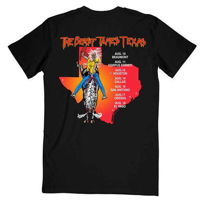 IRON MAIDEN アイアンメイデン (11月 来日 記念 ) - The Beast Tames Texas / バックプリントあり / Tシャツ / メンズ
