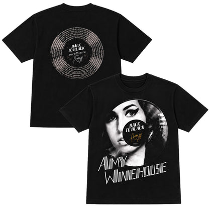 AMY WINEHOUSE - BACK TO BLACK SIGNATURE / バックプリントあり