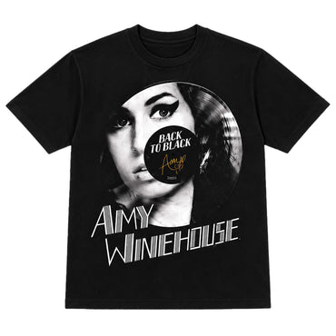 AMY WINEHOUSE エイミーワインハウス - BACK TO BLACK SIGNATURE / バックプリントあり / Tシャツ / メンズ