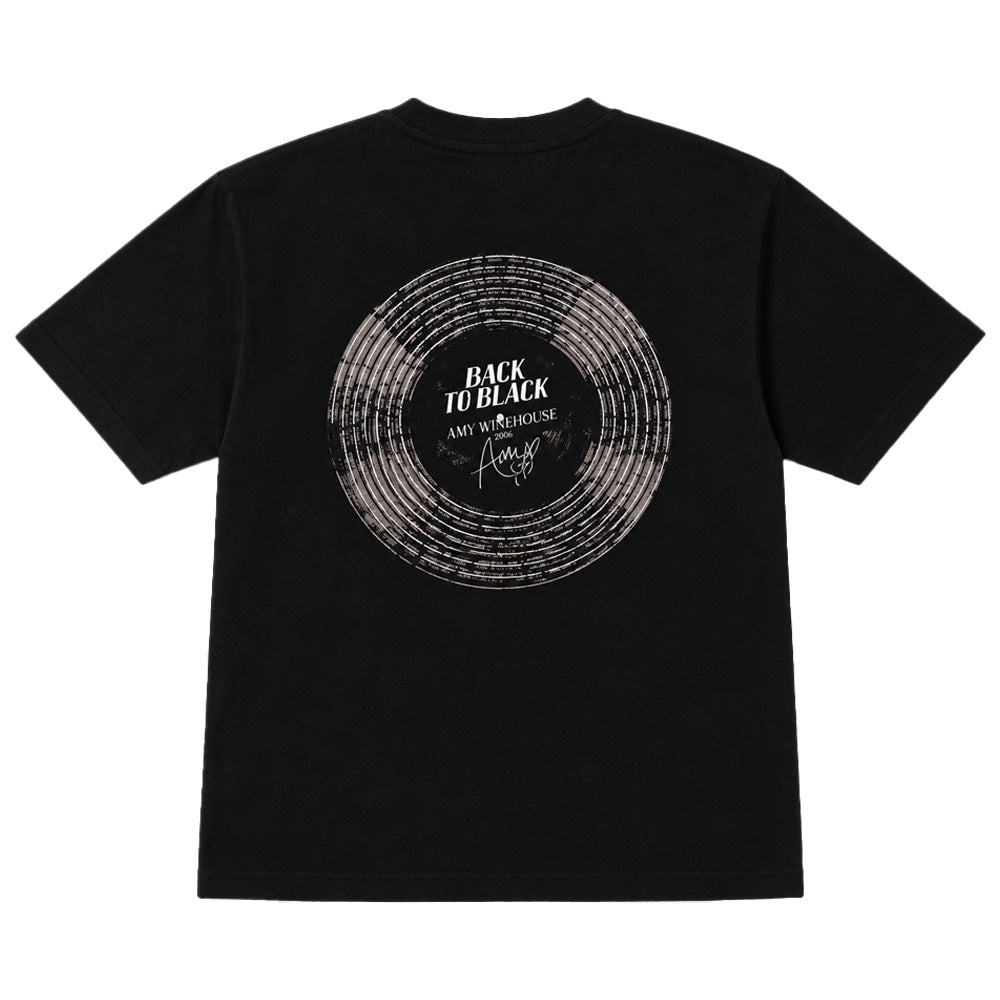 AMY WINEHOUSE エイミーワインハウス - BACK TO BLACK SIGNATURE / バックプリントあり / Tシャツ / メンズ