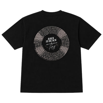 AMY WINEHOUSE エイミーワインハウス - BACK TO BLACK SIGNATURE / バックプリントあり / Tシャツ / メンズ