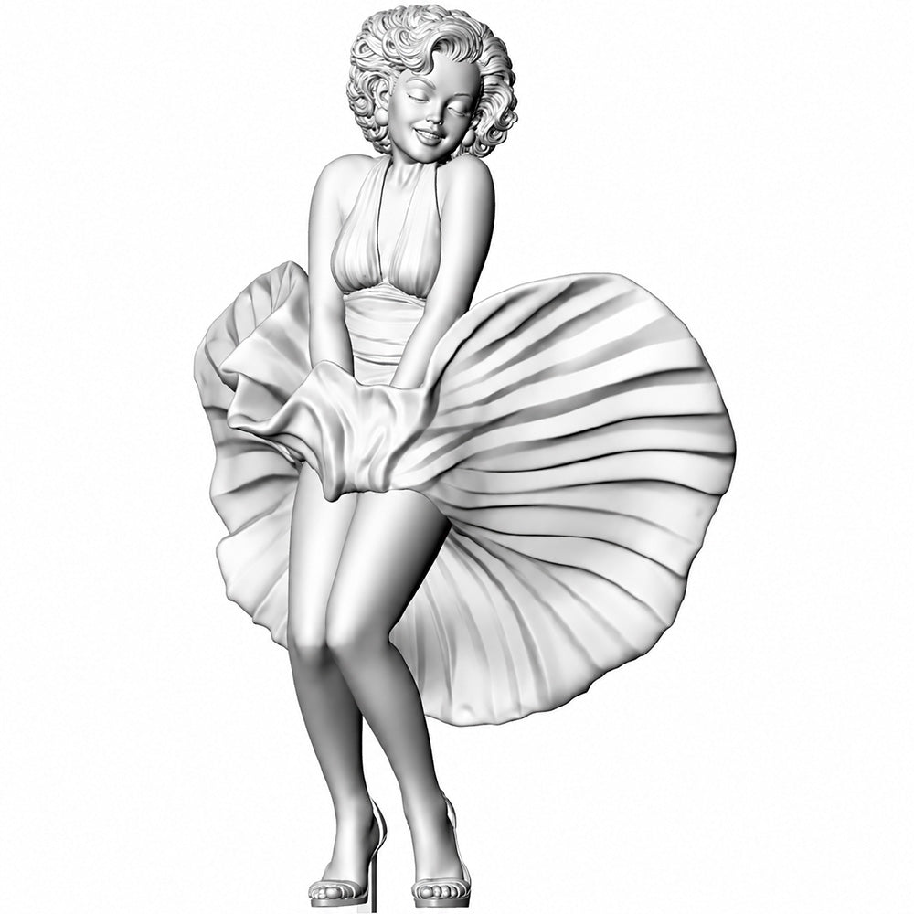 MARILYN MONROE - (生誕100周年 ) - 生誕100周年記念 / 純銀フィギュア / 世界限定100体