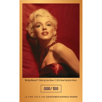 MARILYN MONROE マリリンモンロー (生誕100周年 ) - 生誕100周年記念 / 純金カードA / 世界限定100枚 / コレクタブル