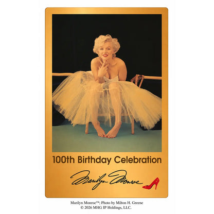 MARILYN MONROE マリリンモンロー (生誕100周年 ) - 生誕100周年記念 / 純金カード2点セット / 世界限定100枚 / 専用アクリルフレーム付 / コレクタブル