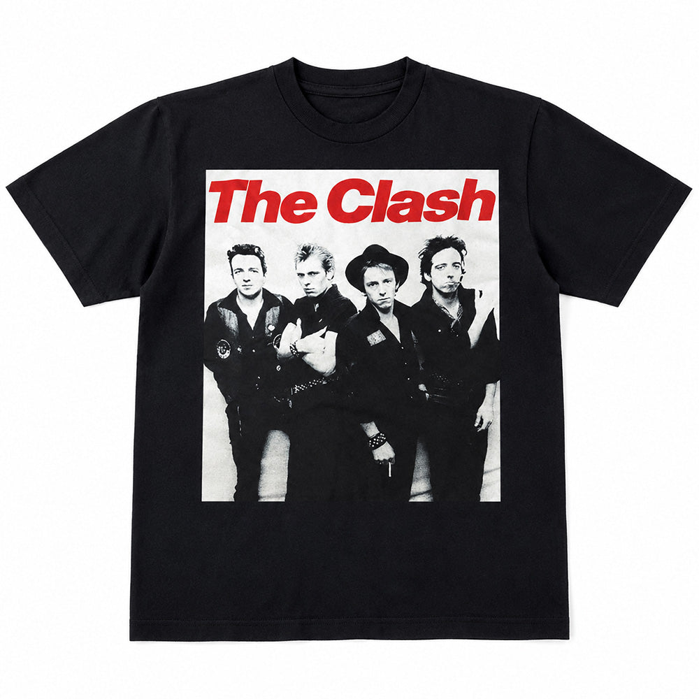THE CLASH - (結成 50周年 ) - B&W Group Photo