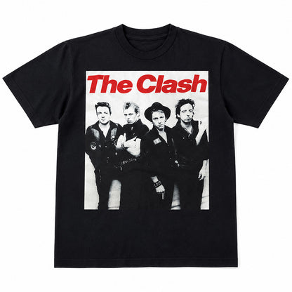 THE CLASH - (結成 50周年 ) - B&W Group Photo