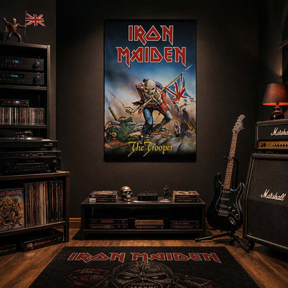 IRON MAIDEN アイアンメイデン (11月 来日 記念 ) - THE TROOPER / タペストリー