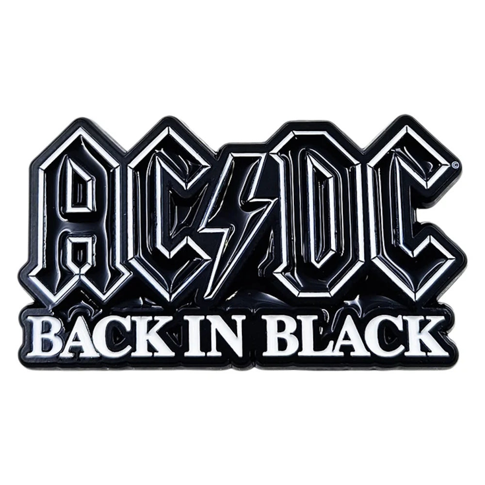 AC/DC - (来日 45周年 ) - Back In Black Lapel Pin