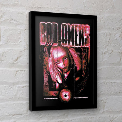 BAD OMENS - INDUSTRIAL / COLLECTOR PRINT / インテリア額