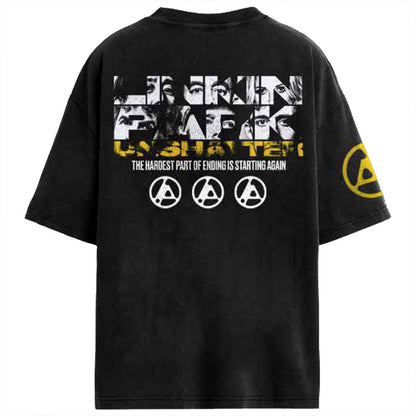 LINKIN PARK リンキンパーク (Unshatter 公開記念 ) - Unshatter The Hardest Part / バックプリントあり / Tシャツ / メンズ