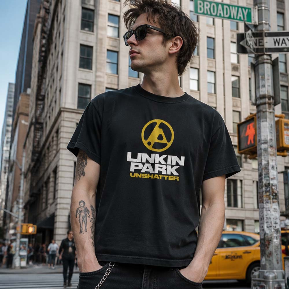 LINKIN PARK リンキンパーク (Unshatter 公開記念 ) - Unshatter Tracklist / バックプリントあり / Tシャツ / メンズ