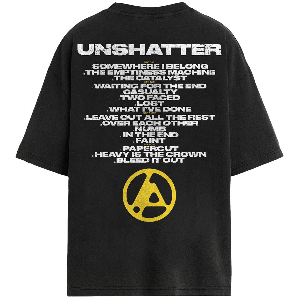 LINKIN PARK リンキンパーク (Unshatter 公開記念 ) - Unshatter Tracklist / バックプリントあり / Tシャツ / メンズ