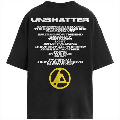 LINKIN PARK リンキンパーク (Unshatter 公開記念 ) - Unshatter Tracklist / バックプリントあり / Tシャツ / メンズ