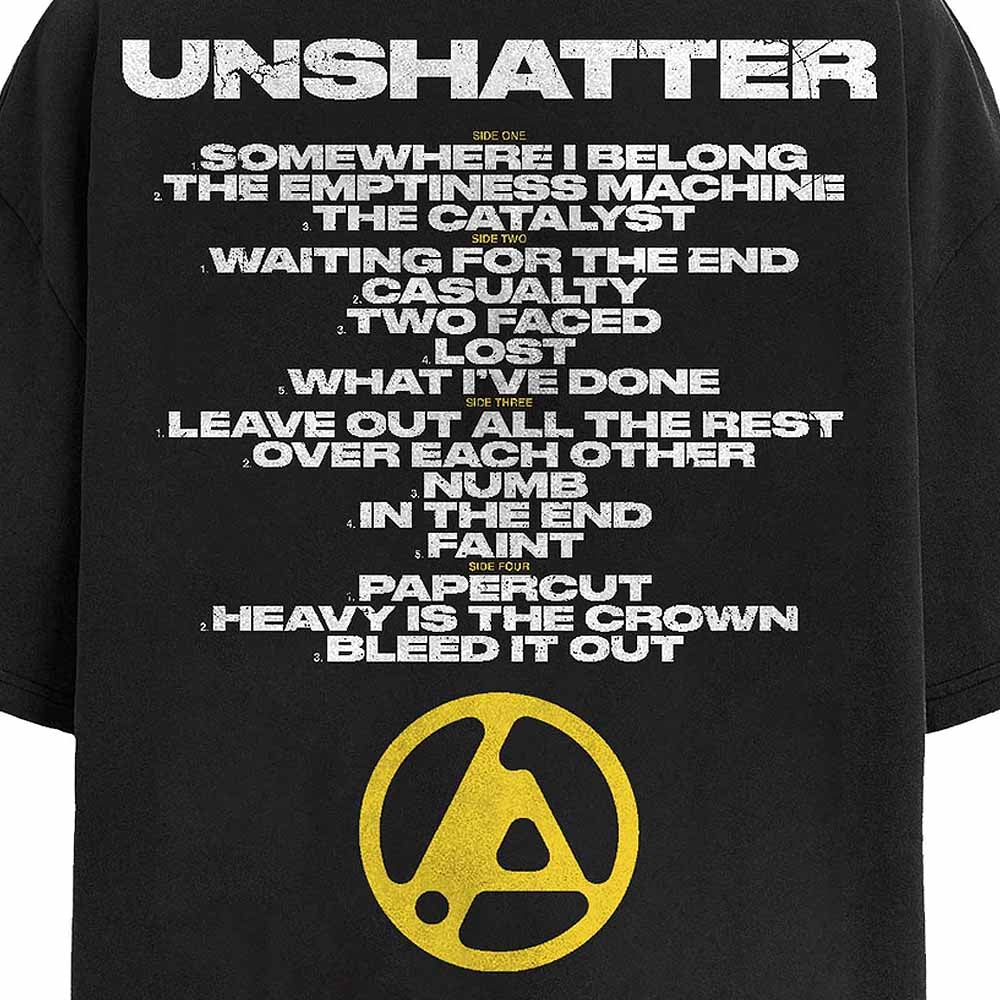 LINKIN PARK リンキンパーク (Unshatter 公開記念 ) - Unshatter Tracklist / バックプリントあり / Tシャツ / メンズ