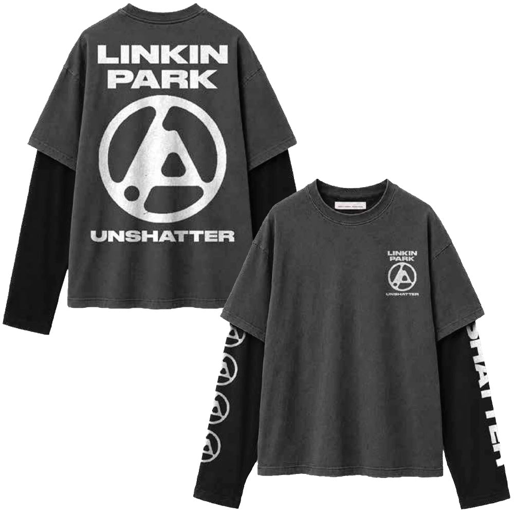 LINKIN PARK - (Unshatter 公開記念 ) - Unshatter / スリーブ&バックプリントあり / 長袖 / レイヤード