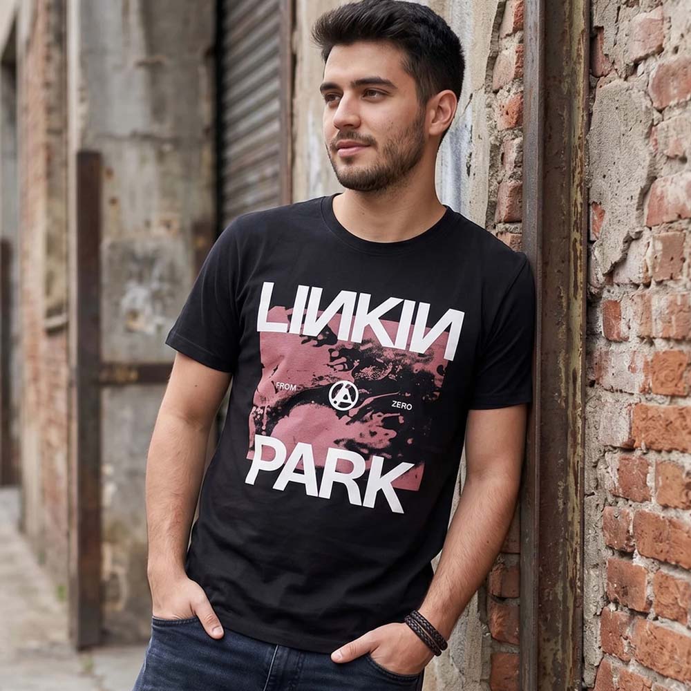 LINKIN PARK リンキンパーク (Unshatter 公開記念 ) - Zero Park / カーボンソフト加工 / Tシャツ / メンズ