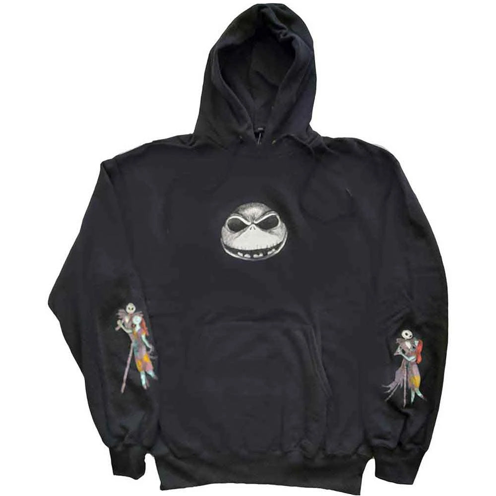 NIGHTMARE BEFORE CHRISTMAS ナイトメアー・ビフォア・クリスマス - Jack & Sally Dancing / バックプリント・アームプリントあり / パーカー・スウェット / メンズ