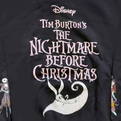 NIGHTMARE BEFORE CHRISTMAS ナイトメアー・ビフォア・クリスマス - Jack & Sally Dancing / バックプリント・アームプリントあり / パーカー・スウェット / メンズ