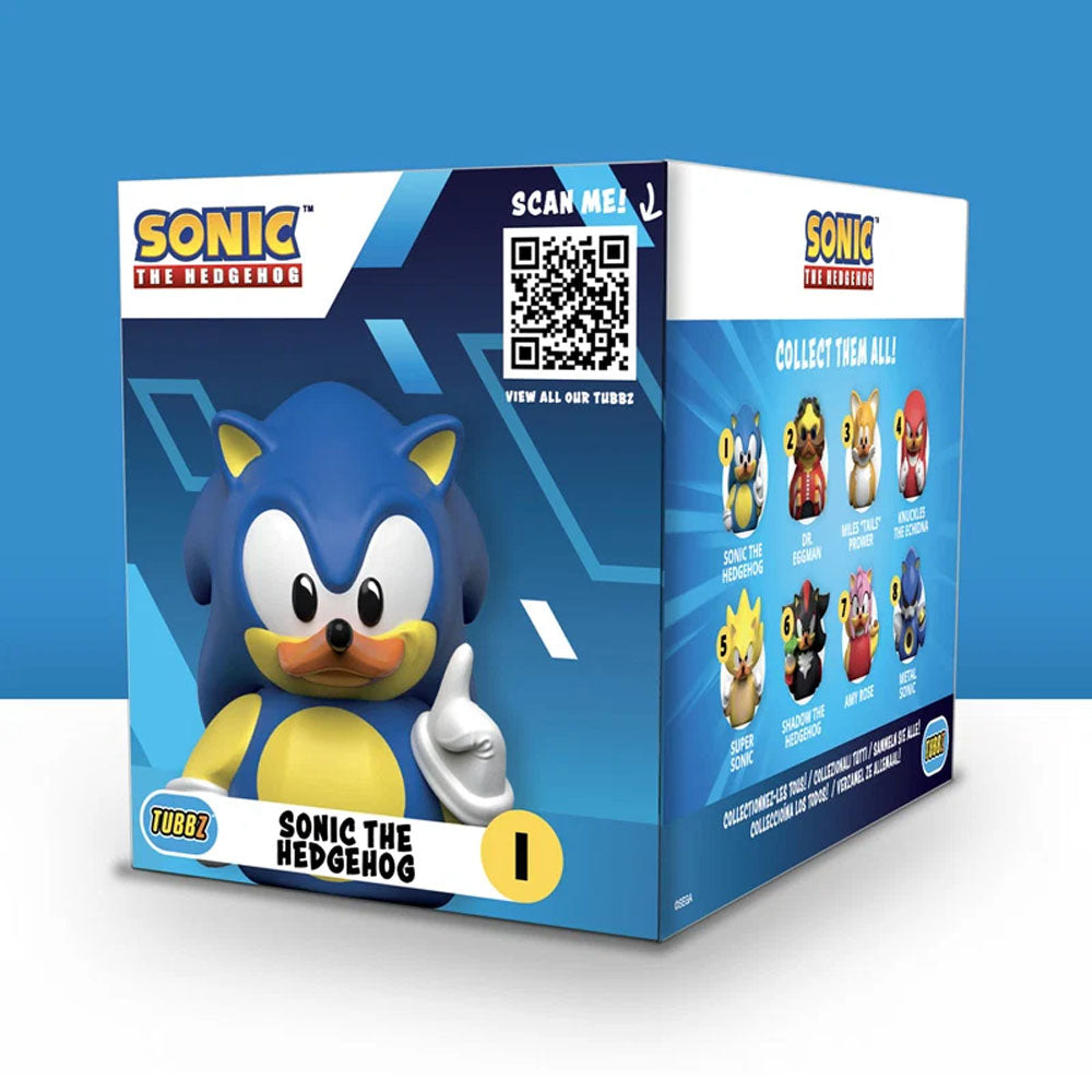 【予約商品】 SONIC THE HEDGEHOG ソニックザヘッジホッグ (35周年 ) - Sonic TUBBZ ラバーダック / Boxed Edition / フィギュア・人形