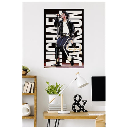 【予約商品】 MICHAEL JACKSON マイケルジャクソン - Performance Mic / ポスター