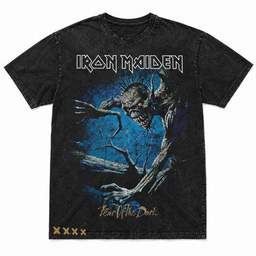 【予約商品】 IRON MAIDEN アイアンメイデン (11月 来日 記念 ) - Fear of the Dark / レックス・マジック・デイ・ブラック仕様プレミアム / 限定生産 / バックプリントあり / Tシャツ / メンズ