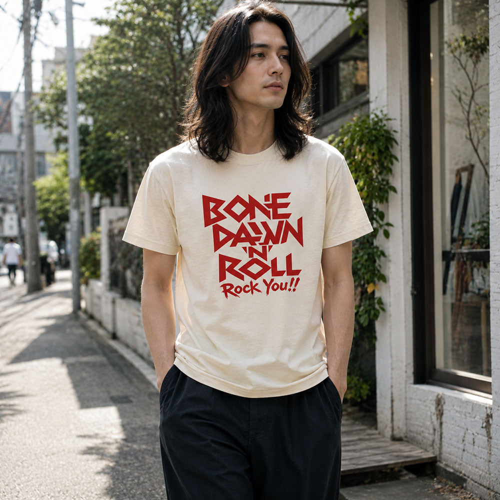 【予約商品】 BONE DAWN ボーンドーン - BONE DAWN N ROLL / PGS METAL（ブランド） / Tシャツ / メンズ