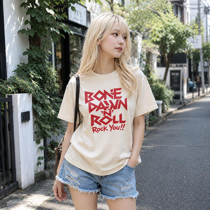【予約商品】 BONE DAWN ボーンドーン - BONE DAWN N ROLL / PGS METAL（ブランド） / Tシャツ / メンズ