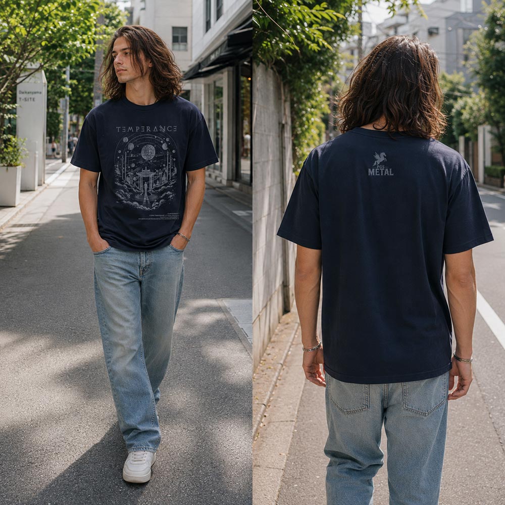 【予約商品】 TEMPERANCE テンペランス - HERMITAGE & PLANETS / PGS METAL（ブランド） / Tシャツ / メンズ