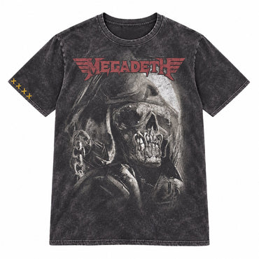 【予約商品】 MEGADETH メガデス (2027年 2月 来日 ) - Fighter Pilot BIG / レックス・リターンド・グレー仕様プレミアム / 限定生産 / バックプリントあり / Tシャツ / メンズ