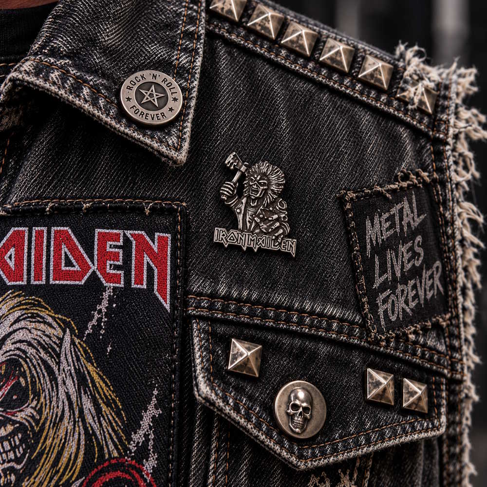 【予約商品】 IRON MAIDEN アイアンメイデン (11月 来日 記念 ) - RUN FOR YOUR LIVES / Alchemy（ブランド) / PGS企画商品 / バッジ