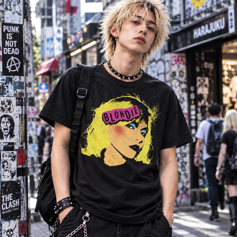 BLONDIE ブロンディ (デビュー 50周年 ) - Punk Logo / Tシャツ / メンズ
