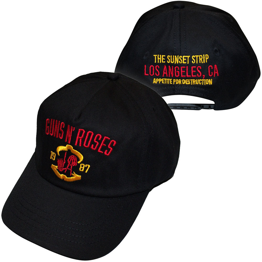 GUNS N ROSES - (デビュー 40周年 ) - Sunset Strip '87 / バックプリントあり