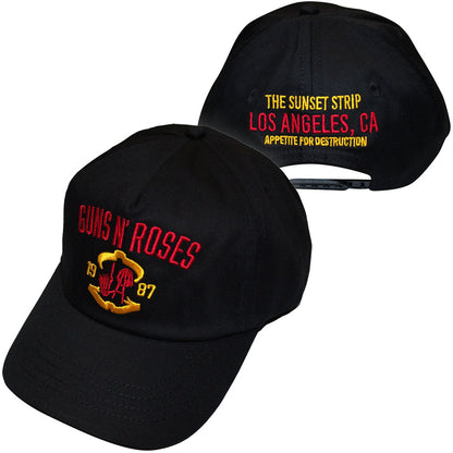 GUNS N ROSES - (デビュー 40周年 ) - Sunset Strip '87 / バックプリントあり