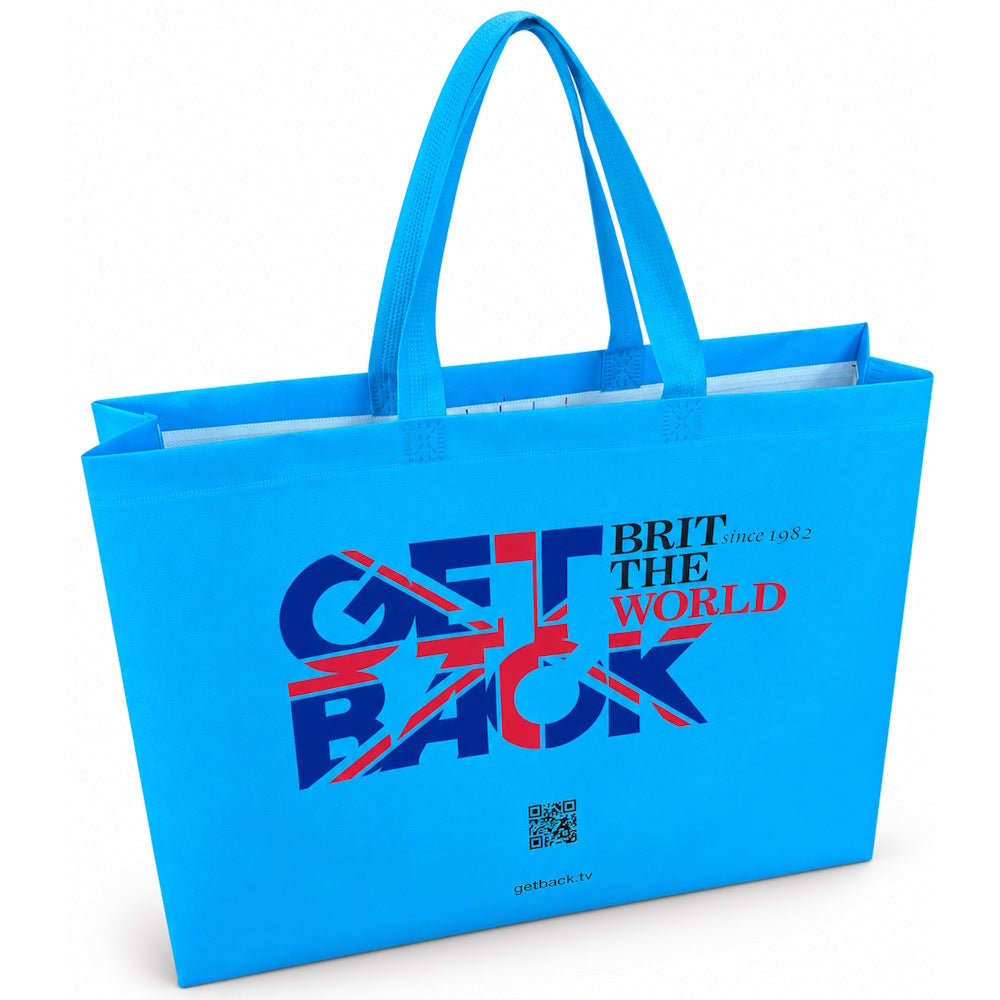 GET BACK リサイクルPP不織布トートバッグ