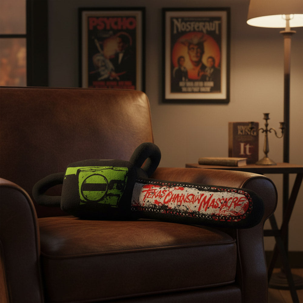 【予約商品】 TEXAS CHAINSAW MASSACRE 悪魔のいけにえ - Full Size Plush Chainsaw with Sound / サウンドギミック付き / フィギュア・人形