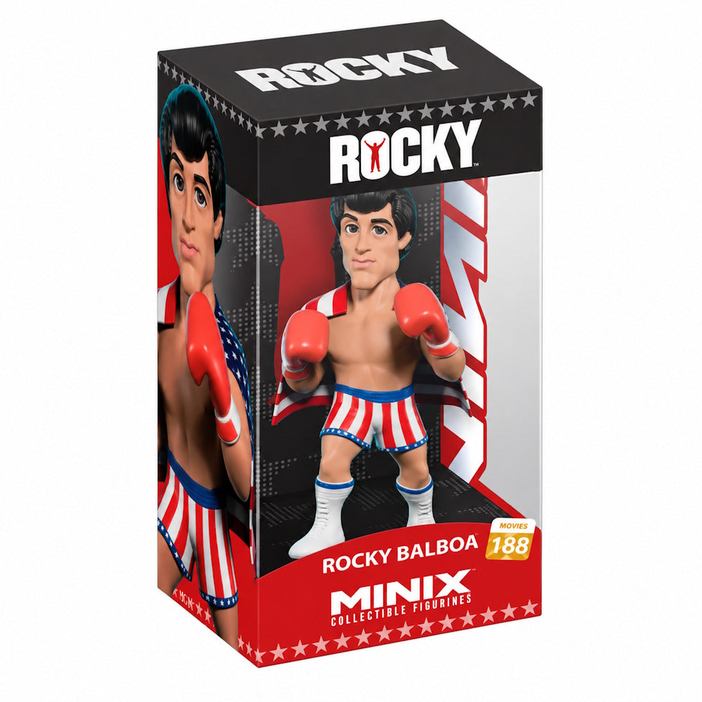 【予約商品】 ROCKY ロッキー (公開 50周年 ) - ROCKY BALBOA AMERICAN FLAG / MINIX / フィギュア・人形