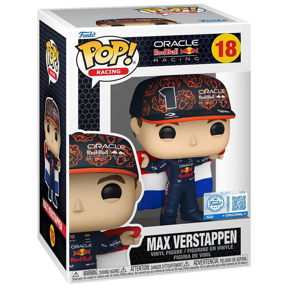 【予約商品】 FORMULA ONE（F1） フォーァミュラワン - Red Bull Max Verstappen with Flag Funko Pop! Vinyl Figure / 限定版 / フィギュア・人形