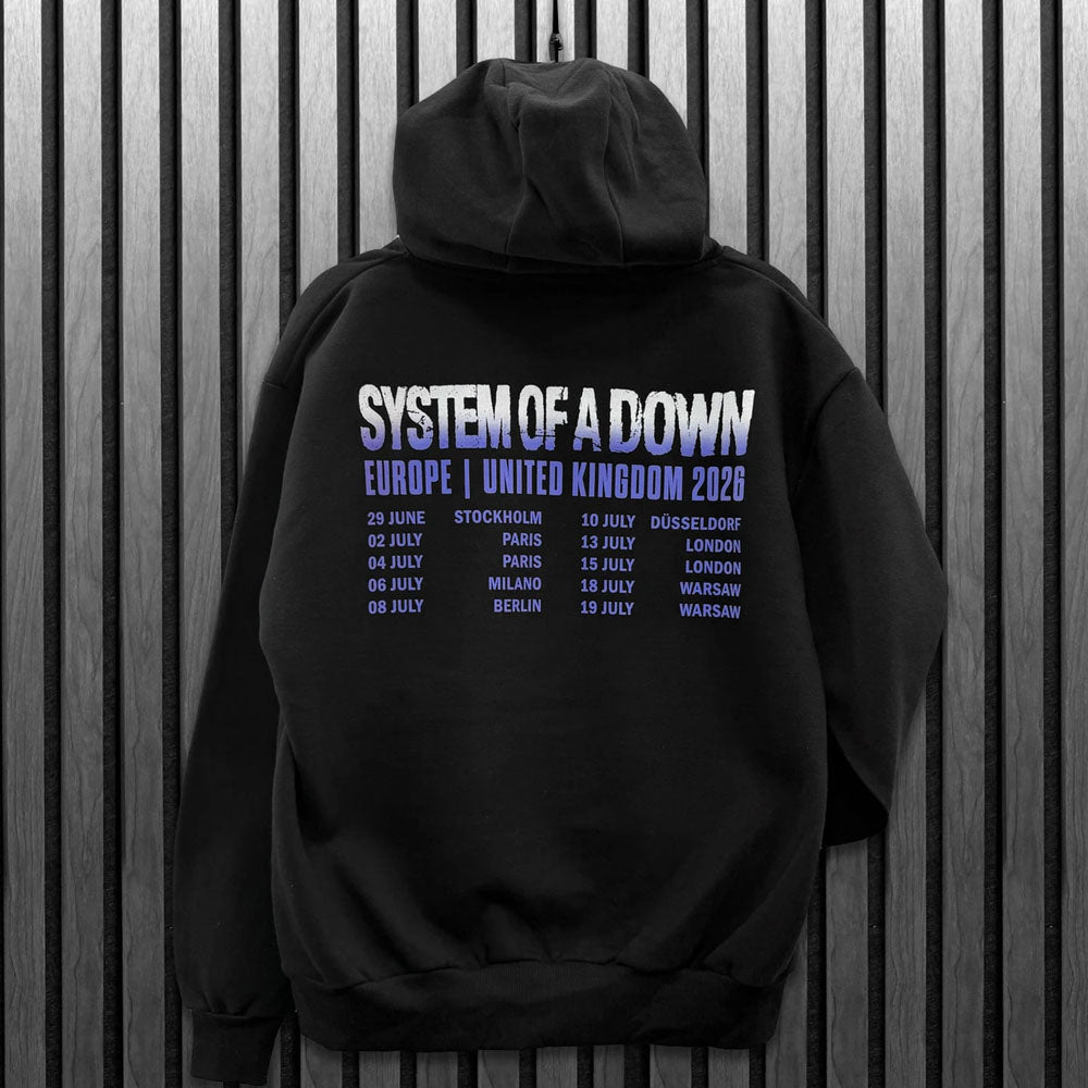 【予約商品】 SYSTEM OF A DOWN システムオブアダウン - Admat Tour '26 / バックプリントあり / ツアー会場限定 / パーカー・スウェット / メンズ