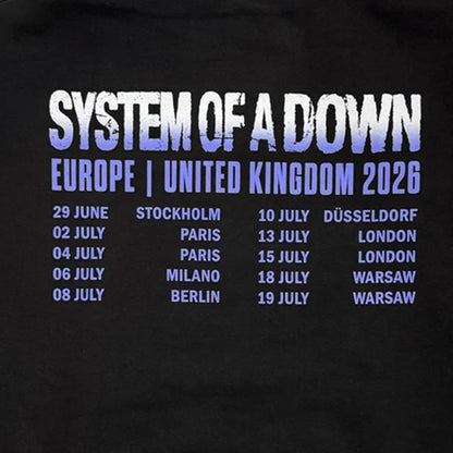 【予約商品】 SYSTEM OF A DOWN システムオブアダウン - Admat Tour '26 / バックプリントあり / ツアー会場限定 / パーカー・スウェット / メンズ
