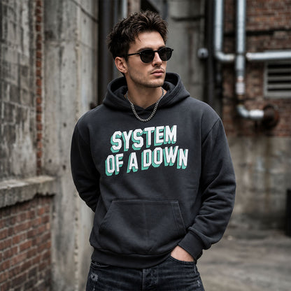 【予約商品】 SYSTEM OF A DOWN システムオブアダウン - Hollywood Logo Tour '26 / スリーブ&バックプリントあり / ツアー会場限定 / パーカー・スウェット / メンズ