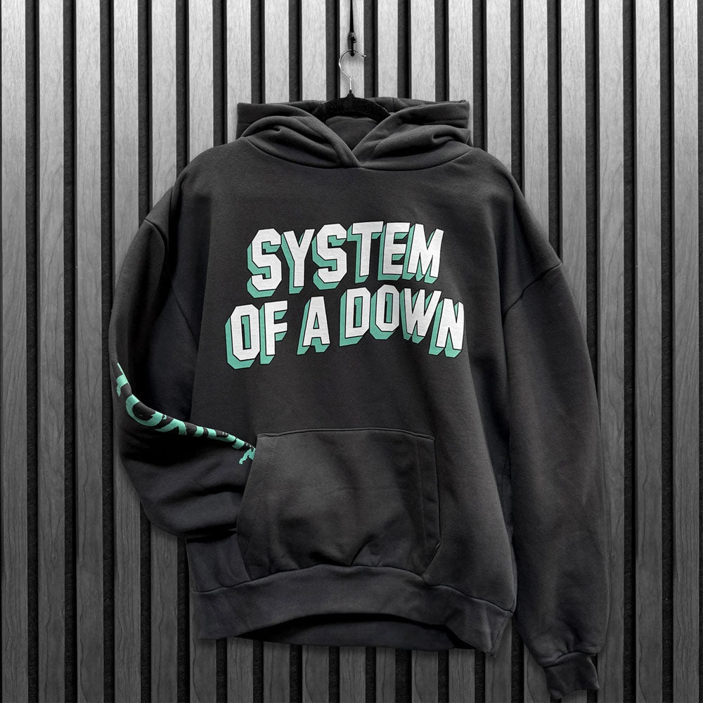 【予約商品】 SYSTEM OF A DOWN システムオブアダウン - Hollywood Logo Tour '26 / スリーブ&バックプリントあり / ツアー会場限定 / パーカー・スウェット / メンズ