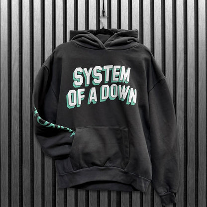 【予約商品】 SYSTEM OF A DOWN システムオブアダウン - Hollywood Logo Tour '26 / スリーブ&バックプリントあり / ツアー会場限定 / パーカー・スウェット / メンズ