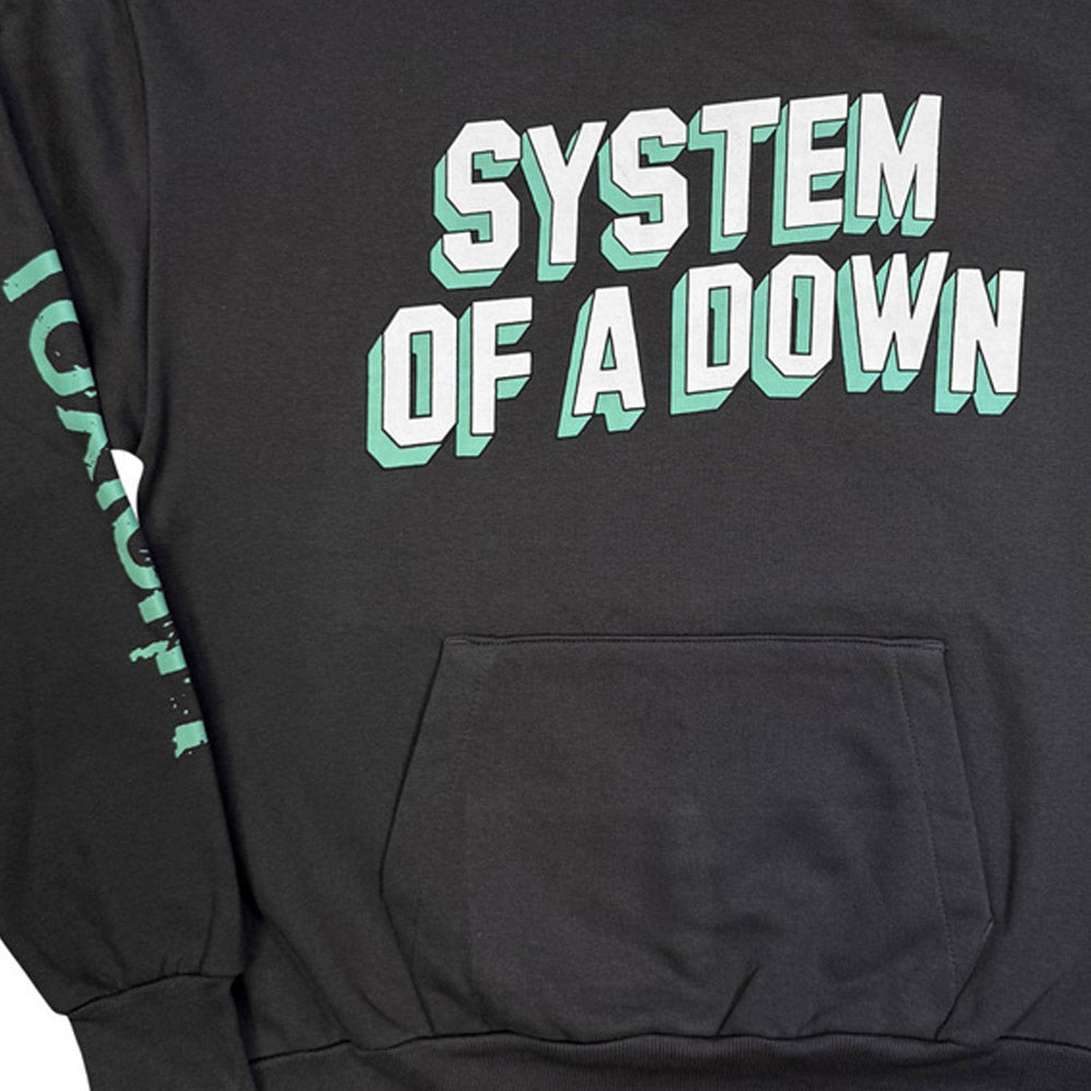 【予約商品】 SYSTEM OF A DOWN システムオブアダウン - Hollywood Logo Tour '26 / スリーブ&バックプリントあり / ツアー会場限定 / パーカー・スウェット / メンズ