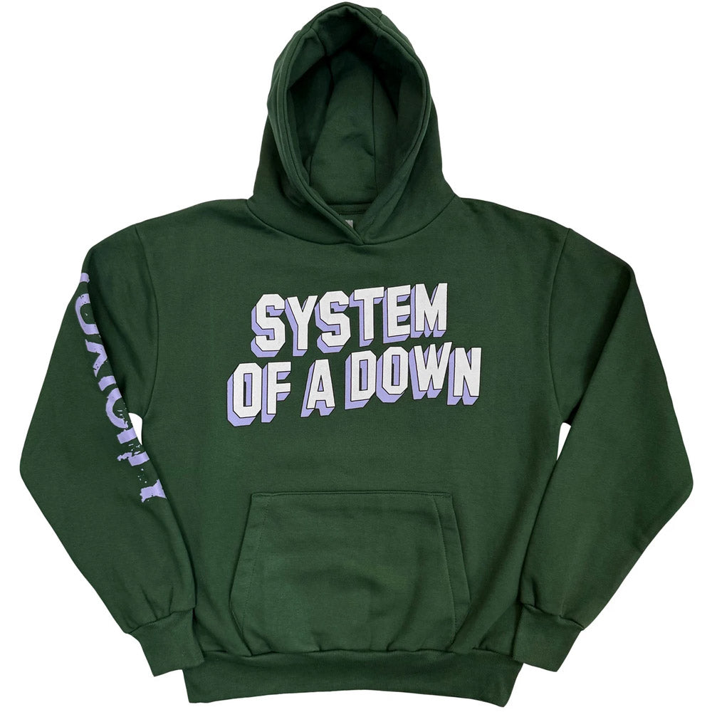 【予約商品】 SYSTEM OF A DOWN システムオブアダウン - Hollywood Logo Tour '26 / スリーブ&バックプリントあり / ツアー会場限定 / パーカー・スウェット / メンズ
