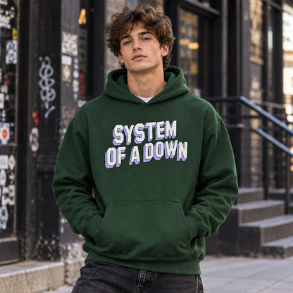 【予約商品】 SYSTEM OF A DOWN システムオブアダウン - Hollywood Logo Tour '26 / スリーブ&バックプリントあり / ツアー会場限定 / パーカー・スウェット / メンズ