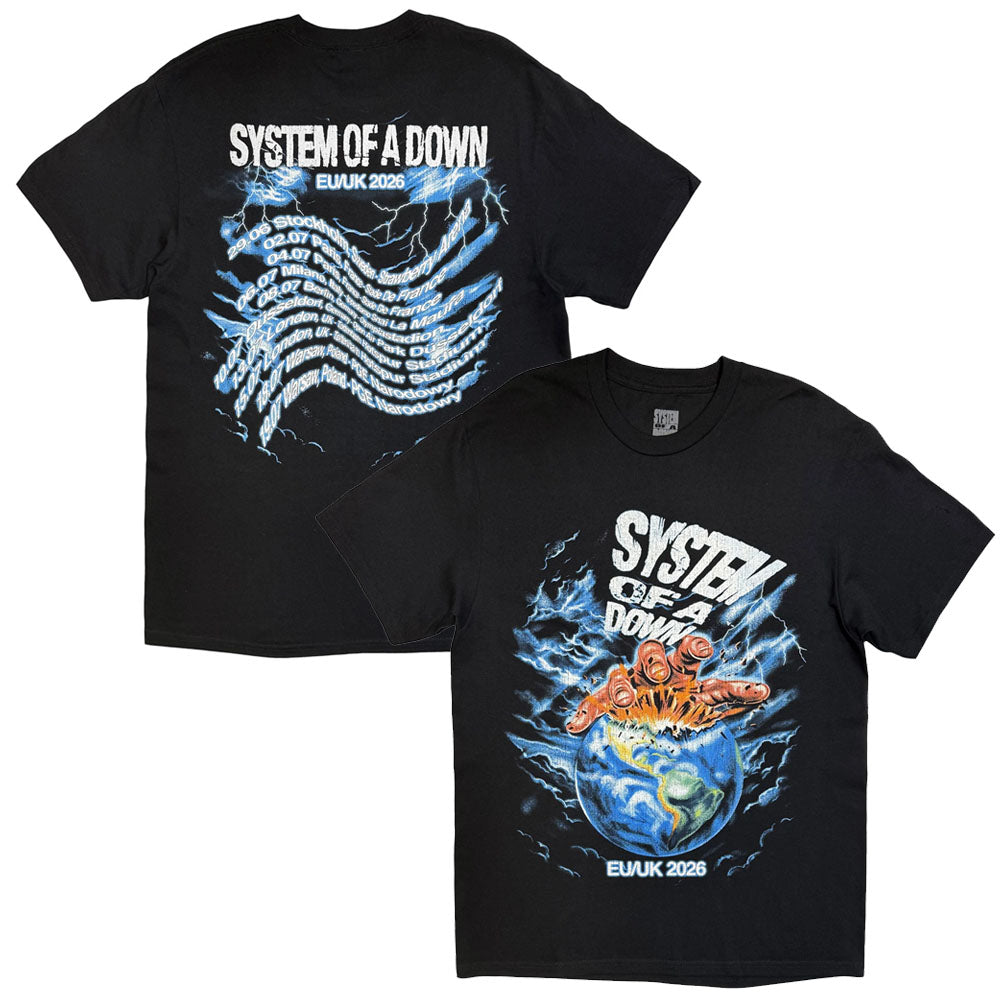 SYSTEM OF A DOWN - Hand/Globe Tour '26 / バックプリントあり / ツアー会場限定