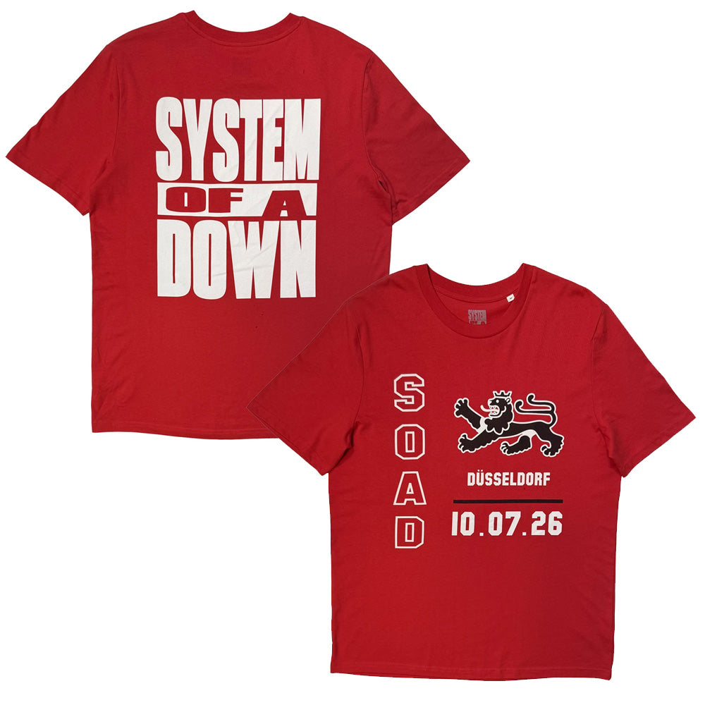 SYSTEM OF A DOWN - Dusseldorf Event Tour '26 / バックプリントあり / ツアー会場限定