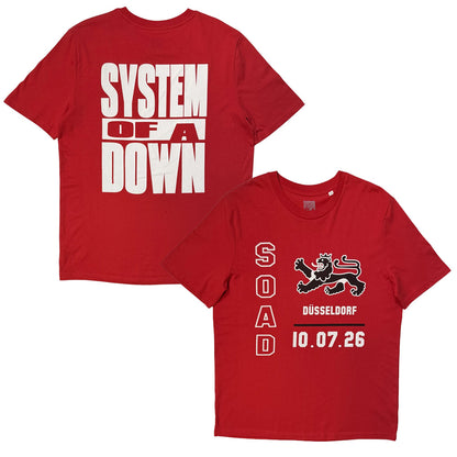 SYSTEM OF A DOWN - Dusseldorf Event Tour '26 / バックプリントあり / ツアー会場限定